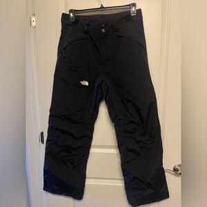 The North Face men’s medium snow ski winter black waterproof pants